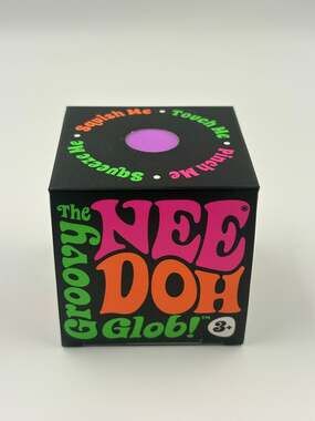 NeeDoh The Groovy Glob Squishy Stress Ball Fidget Toy Schylling Purple NIB